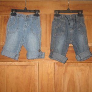 5/$20 Girls Cherokee Jean Capri/Pants Bundle